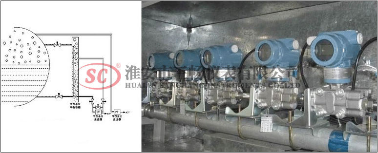 火力發電廠壓力容器測量中的等水平測量儀差壓